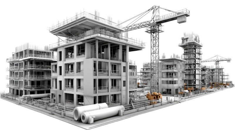 obra civil y construcción de edificaciones en Colombia